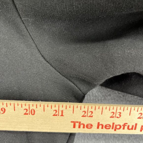 True Religion Full Zip Hoodie Mens Medium Black Gold Big logo Sweatshirt - Picture 9 of 16